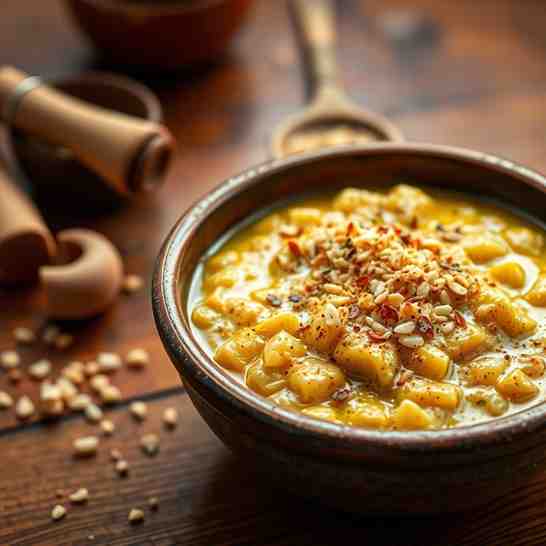 Canarian Gofio Escaldón - Delicious Hispanic Food Recipe